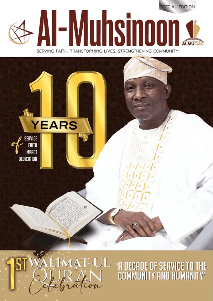 Anniversary magazine cover